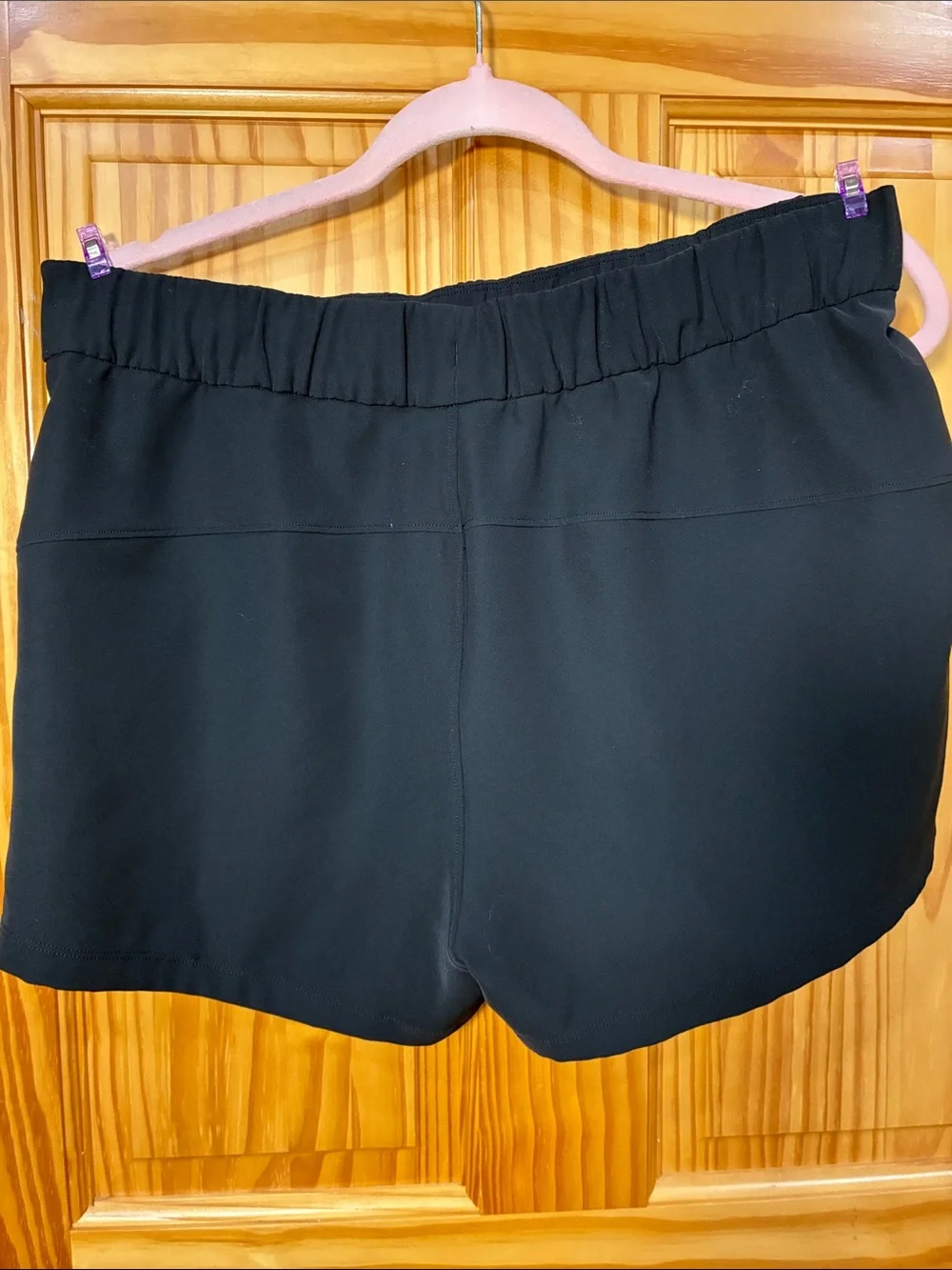 lululemon athletica Black Drawcord Performance Shorts